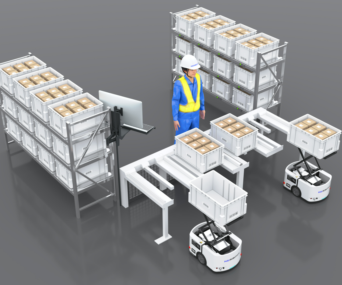 缓存货架工作站